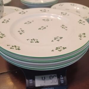 Carrigaline Ltd Cork Ireland Shamrock Set 5 Large Plates